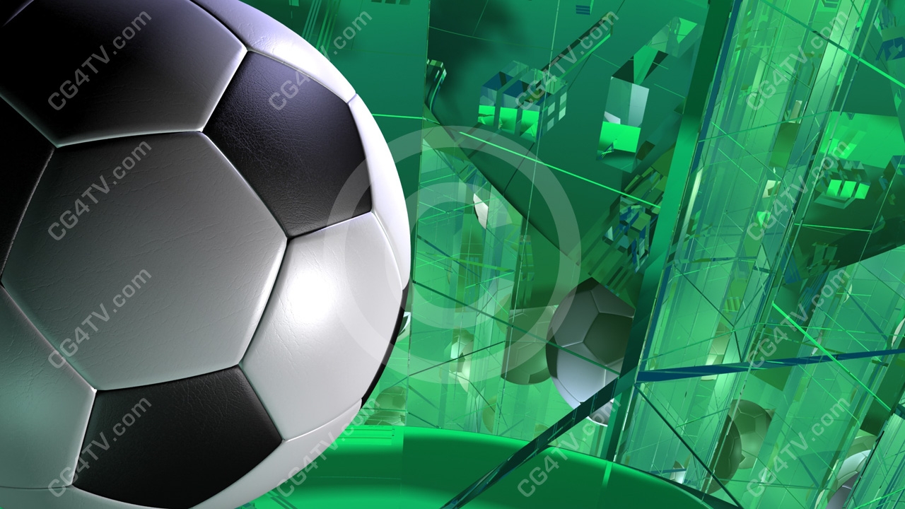 Green Football Background