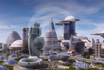 Stock Photography Royalty on Royalty Free Future City Design Image   Cg4tv