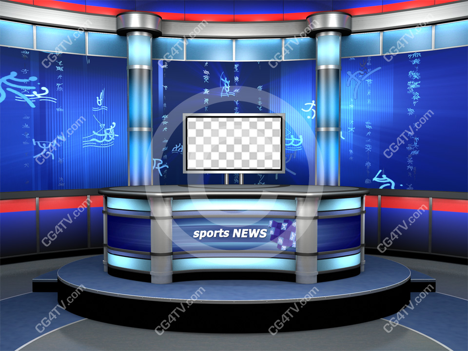 news studio set